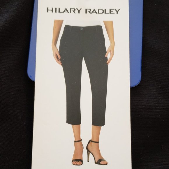 Hilary Radley Pants - NEW BLACK CAPRIS SIZE 10